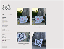 Tablet Screenshot of katicupcake.com